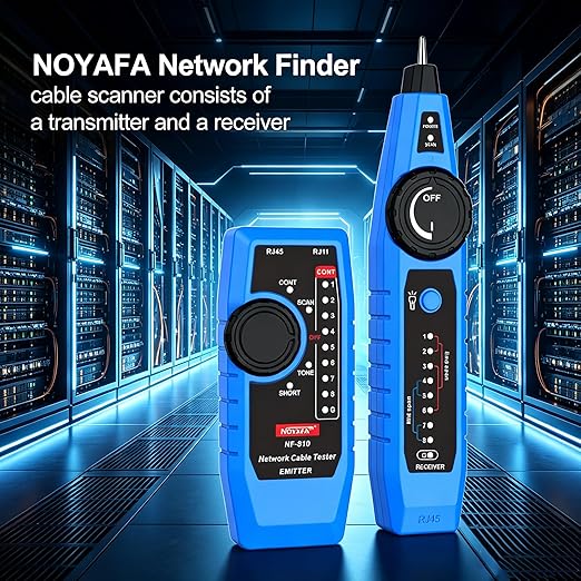 NOYAFA NF-810 Multifunctional Network Cable Tester, Ethernet LAN Network Wire - Image 3
