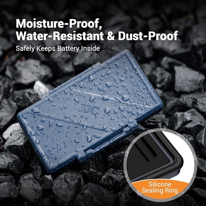 Grey 36 Slots Memory Card Case Water-Resistant Anti-Shock Memory Card Wallet - Image 6