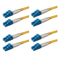 SpeedyFiberTX – 4-Pack 0.20 Meter LC to LC Fiber Patch Cable, Corning SMF-28 by SpeedyFiberTX
