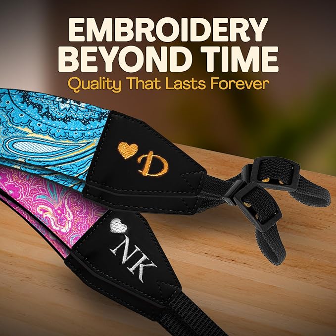 Art Tribute Custom Camera Strap Indian Sunset - Image 4