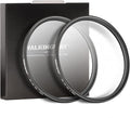 Walking Way 82mm White Mist Diffusion Filter Set, Soft Focus Dreamy Fog Effect by WalkingWay