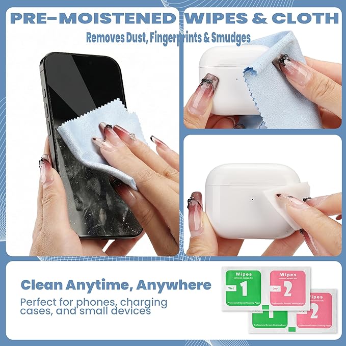 Upgraded for Airpod Cleaner Kit, Putty&Swabs, Removes Earwax& Dust, Compatible - Image 6