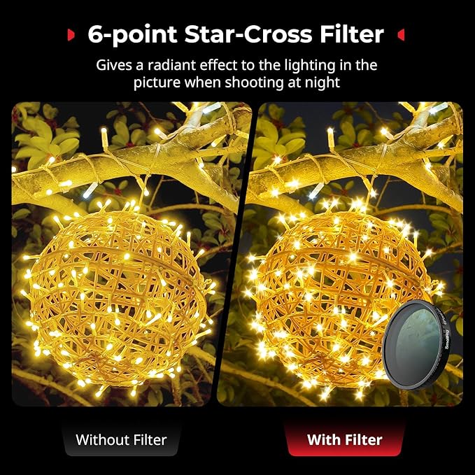 SmallRig Filter Kit for DJI Osmo Action 5 Pro/4, 5-in-1 Lens Filter Set - Image 4
