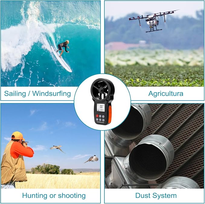 Anemometer Handheld Wind Speed Meter - Image 6