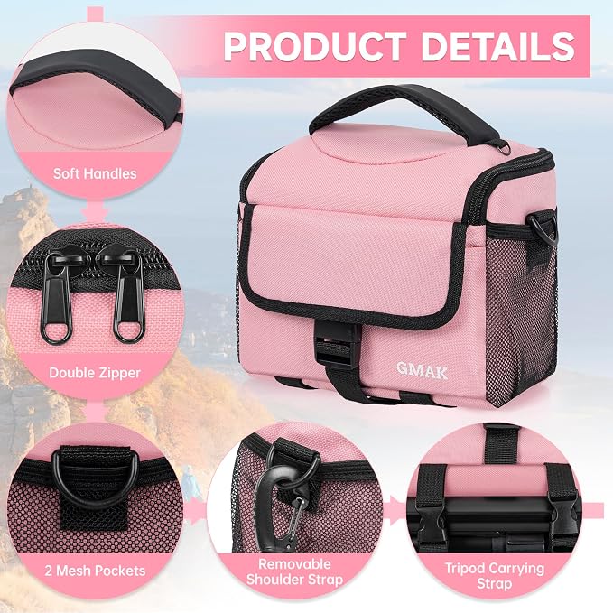 GMAK Camera Carrying Bag, Anti-Shock Camera Case Bag - Image 2