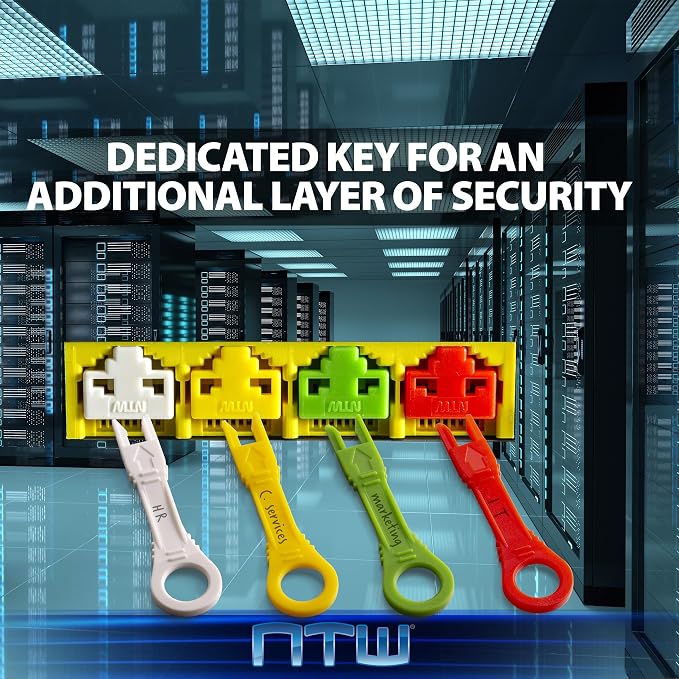 NTW RJ45 Port Blocker & Dust Cover, Network & Ethernet Port Protector, Secure - Image 6