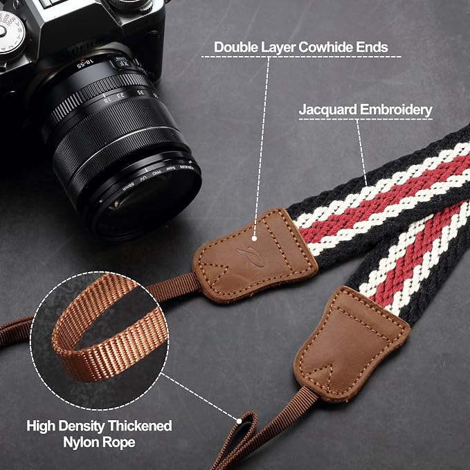 Padwa Lifestyle Stripes Camera Strap - Image 2