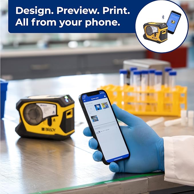 Brady M211 Portable Bluetooth Monochrome Label Printer - Image 4
