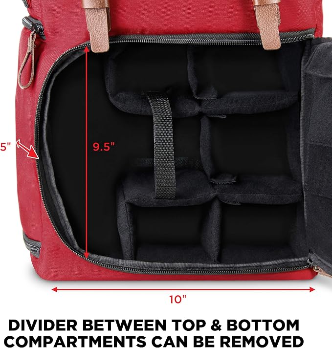 GOgroove Camera Backpack Bag Professional - Image 5