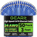 GEARit Cat 6 Ethernet Patch Cable 3 ft Blue by GEARit