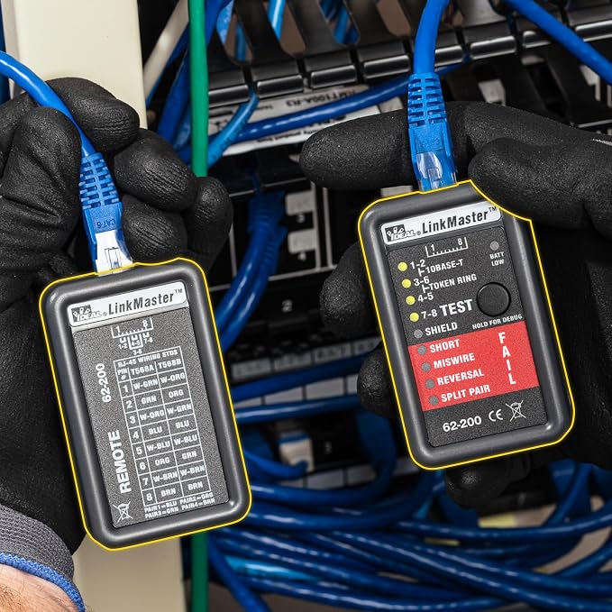 IDEAL INDUSTRIES INC. 62-200 Linkmaster UTP/STP Wire Map Cable Tester - Image 5