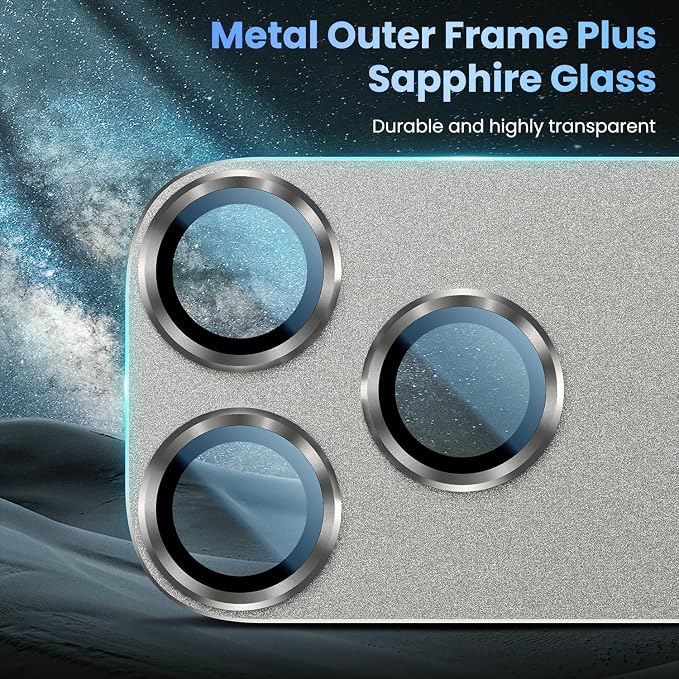 Uyiton Compatible with iPhone 17 Pro Max Camera Lens Protector - Image 5