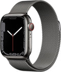 Apple Watch Series 7 Graphite Stainless Steel Case by Amazon+Renewed