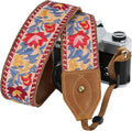 Padwa Lifestyle 2" Wide Classic Crazy Horse Art Cowhide Head Cotton Camera by PadwaLifestyleCameraStrap