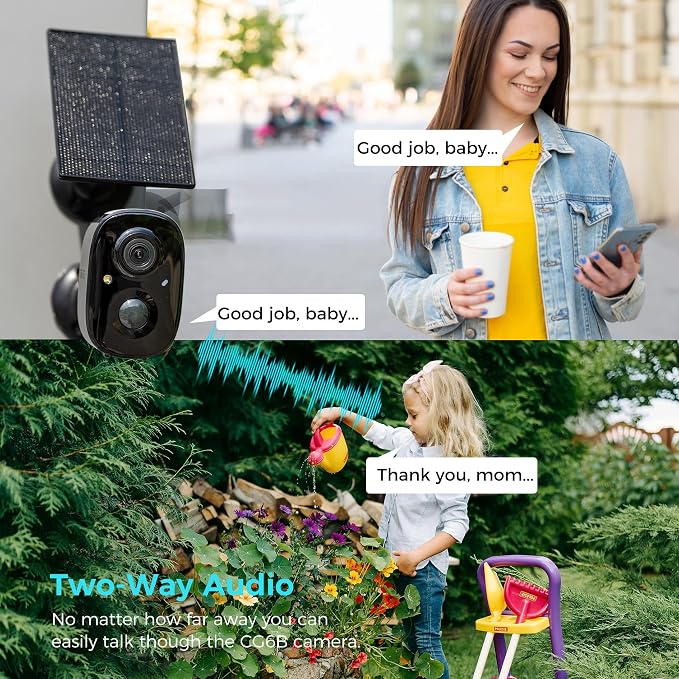 Vicohome 2G6B Best 2K Solar Security Camera Wireless Outdoor System, No NVR - Image 5