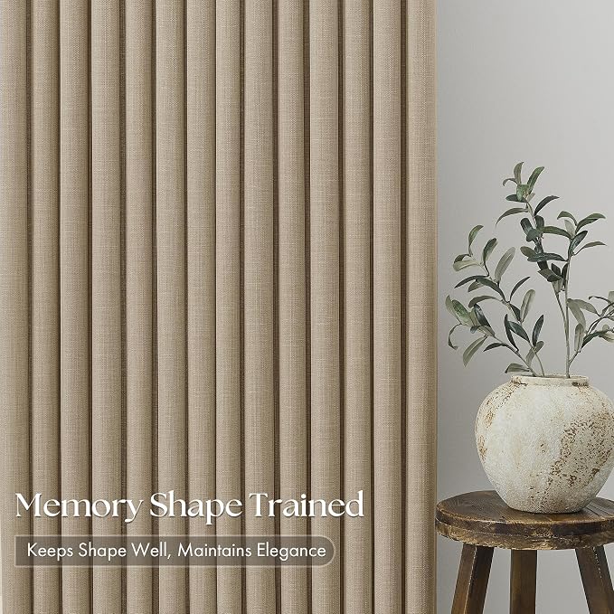 Burlywood Birch 100 Inch Long Curtains - Image 4