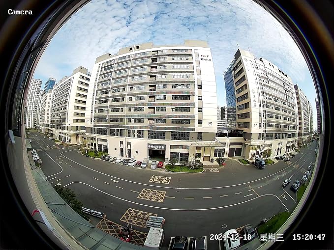 Real HD 5MP TVI Analog Camera 180° Wide Viewing Angle Fisheye Dome BNC Camera - Image 3