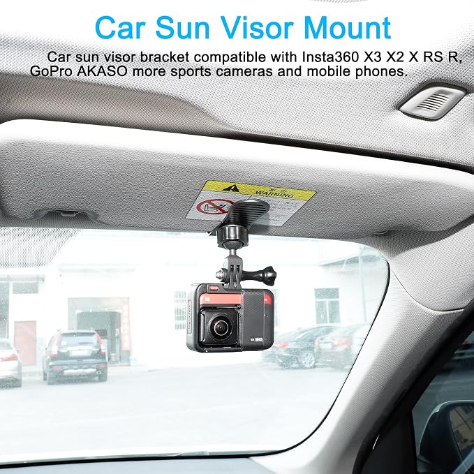 PellKing Car Sun Visor Mount VLOG/Video Holder - Image 2