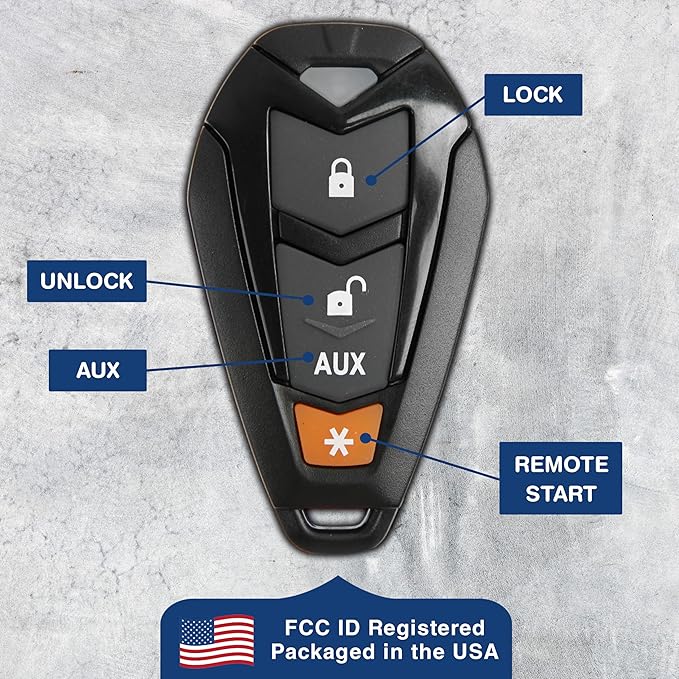 KeylessOption Keyless Entry Remote Control Starter Car Key Fob Case Shell Outer - Image 4