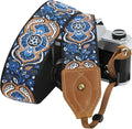 Padwa Lifestyle 2" Wide Classic Crazy Horse Art Cowhide Head Cotton Camera by PadwaLifestyleCameraStrap