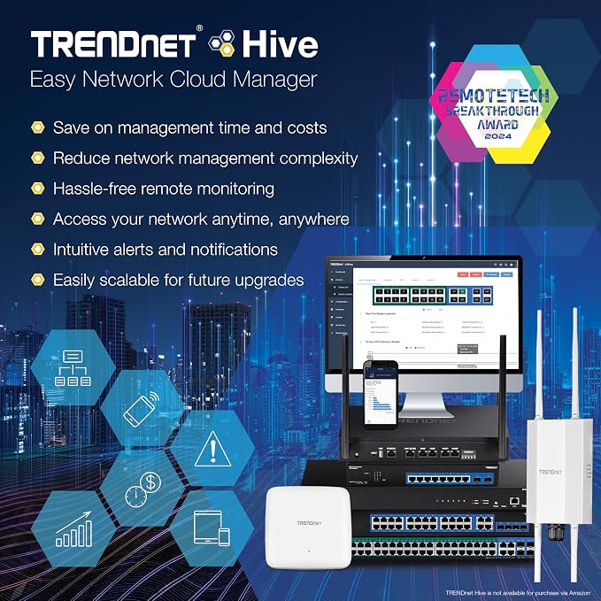TRENDnet 28-Port Web Smart PoE+ Switch, 24 x Gigabit PoE+ Ports, 4 x Shared - Image 5