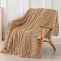 Tuddrom Decorative Extra Soft Faux Fur Blanket Twin Size, Solid Reversible by Tuddrom
