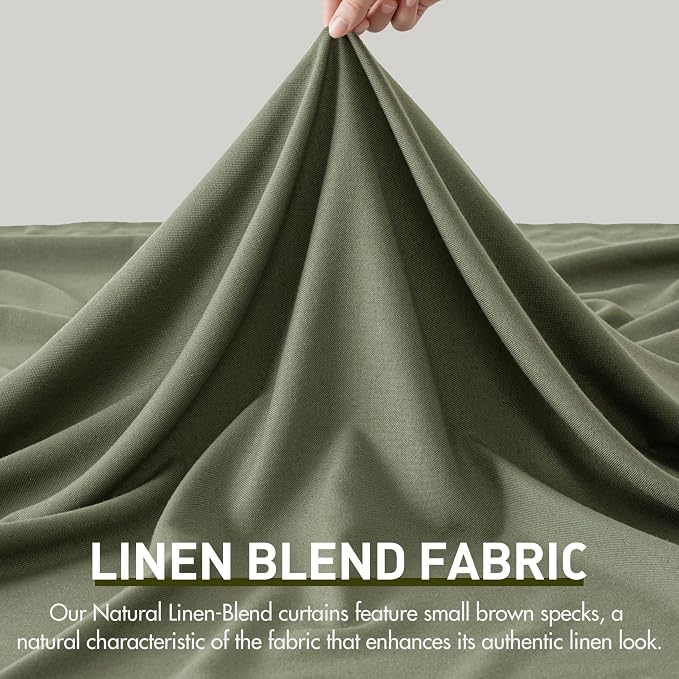 Memory Trained Pinch Pleated Curtains 90 Inches Long, Linen Pinch Pleat Sheer - Image 7