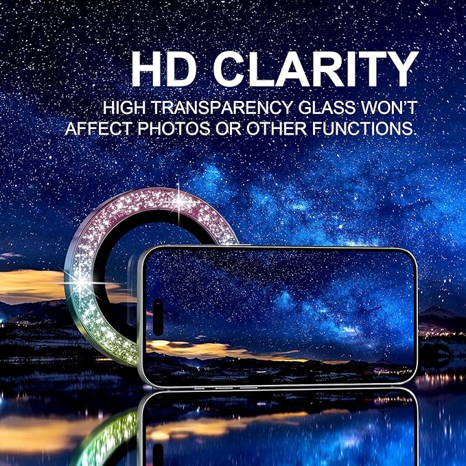 Choiche Compatible for iPhone 17 Pro/iPhone 17 Pro Max Camera Lens Protector - Image 5
