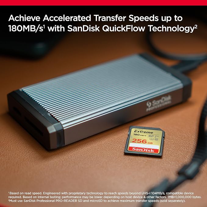SANDISK 256GB Extreme SDXC UHS-I Memory Card - Image 3