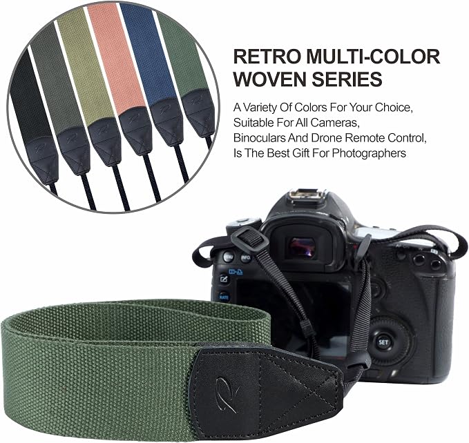 Padwa Lifestyle Dark Green Camera Strap - Image 5