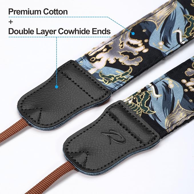 Padwa Lifestyle Blue Wave Camera Strap - Image 2