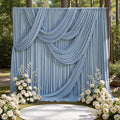 10ft x 15ft Dusty Blue Backdrop Curtains by CO-AVE
