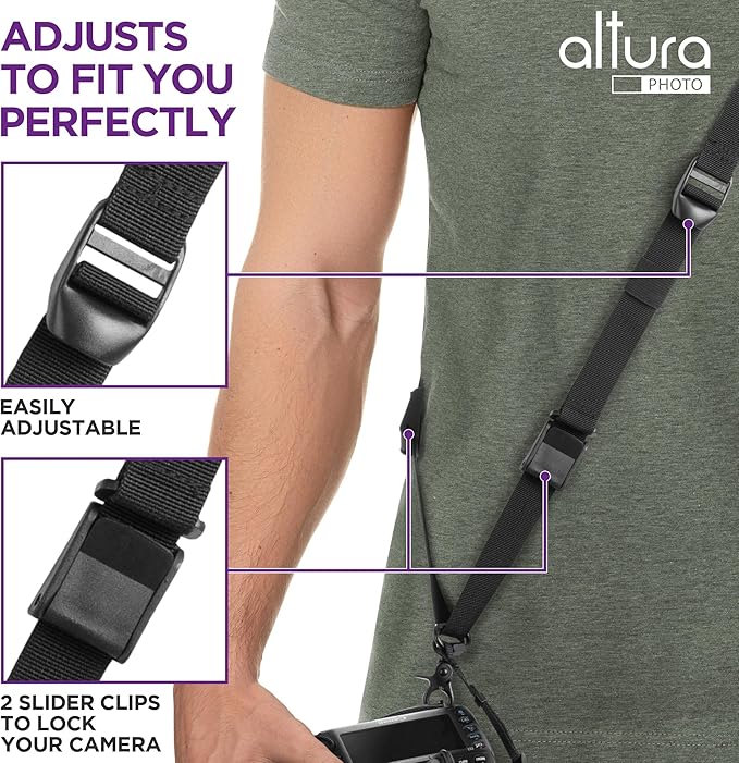 Altura Photo Camera Strap with Quick Release & Safety Tether - Image 6