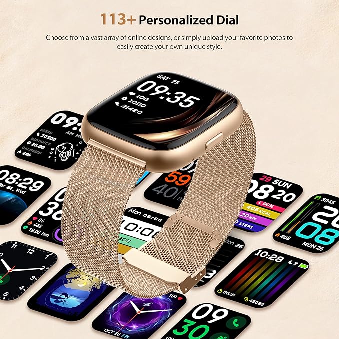 Smart Watch for Women with Alexa Built-in, 1.83" HD Touchscreen Fitness Tracker - Image 6