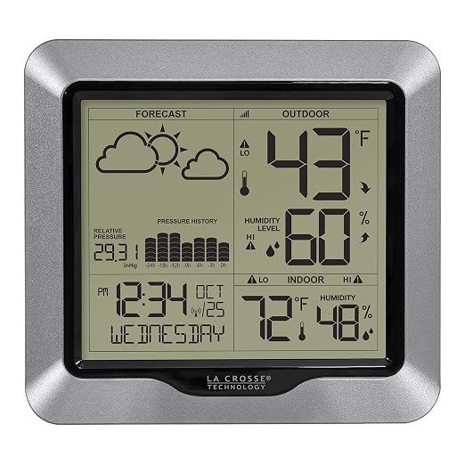 La Crosse Technology Wireless Digital Thermometer and Forecast Station Bundle - Image 5