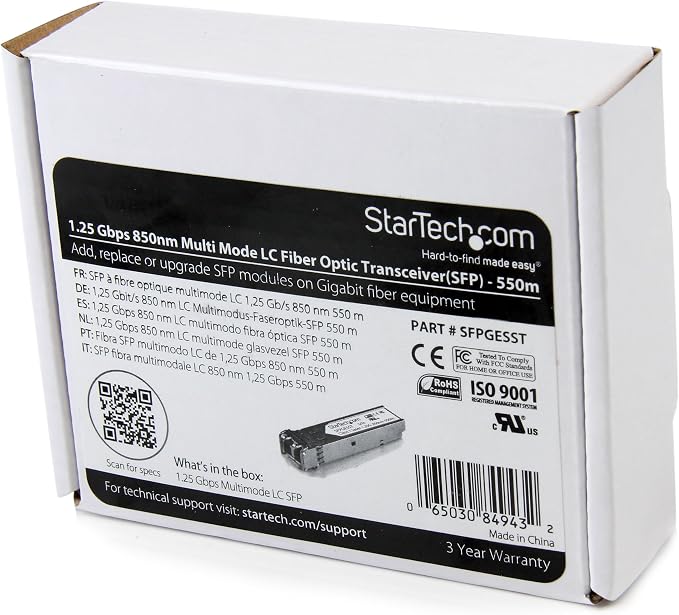 StarTech.com Cisco SFP-GE-S Compatible SFP Module - Image 8