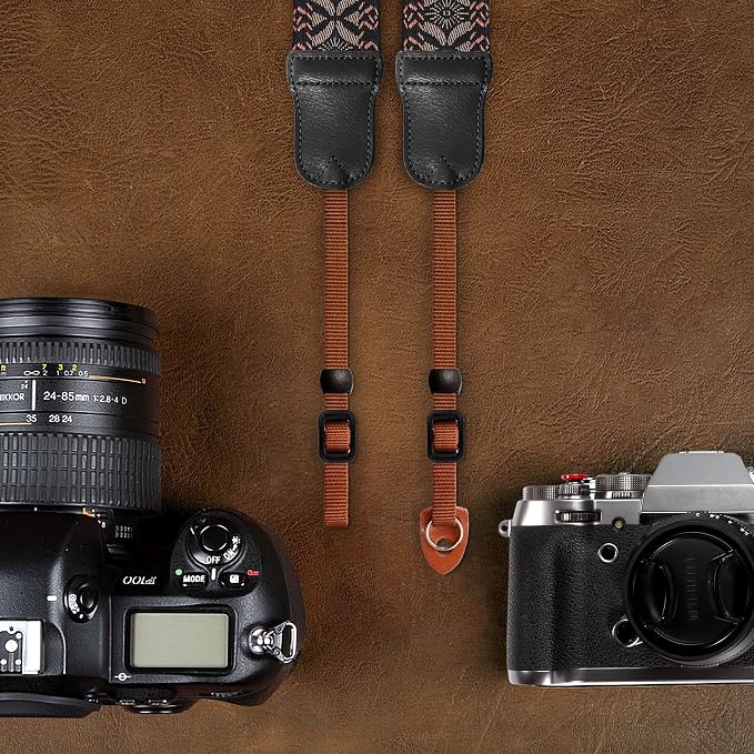 Padwa Lifestyle Mystic Grey Embroidered Camera Strap - Image 6