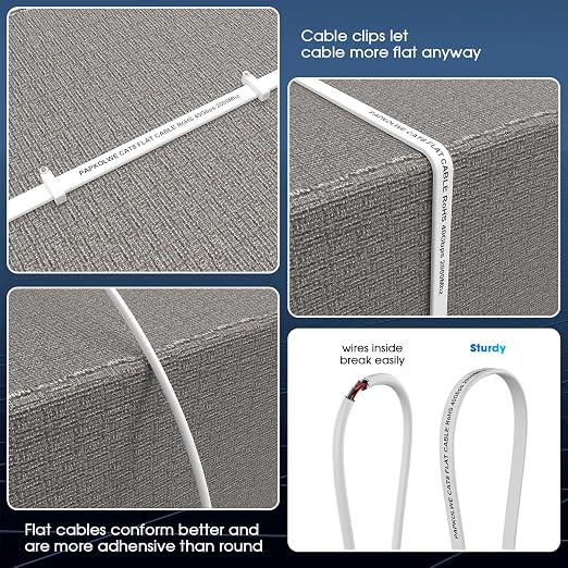 Cat 8 Ethernet Cable 3 ft, Heavy Duty High Speed Cat8 LAN Network Cable - Image 5