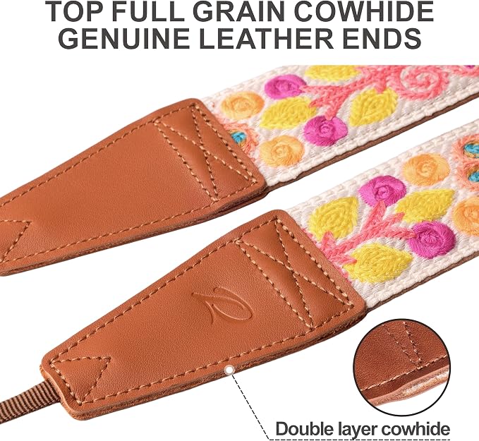 Padwa Lifestyle Colorful Crochet Camera Strap - Image 2
