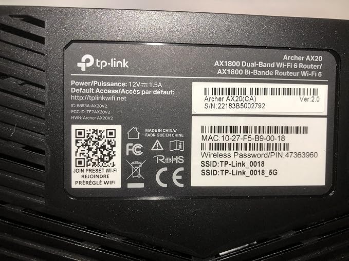TP-Link Archer AX20 AX1800 Smart Dual-Band Wi-Fi 6 Router - Image 6