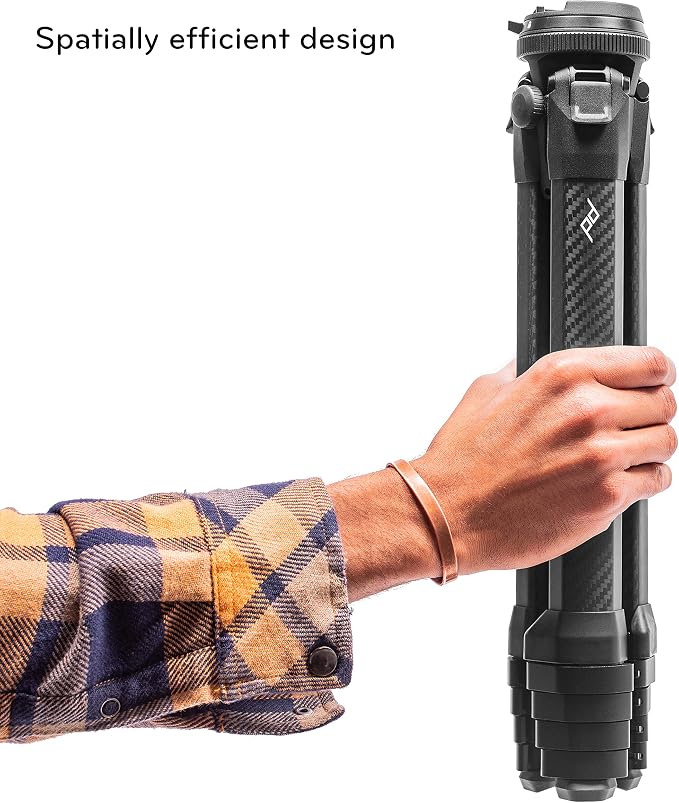Peak Design Travel Tripod, Carbon Fiber, Compact Design, Quick Setup and - Image 9