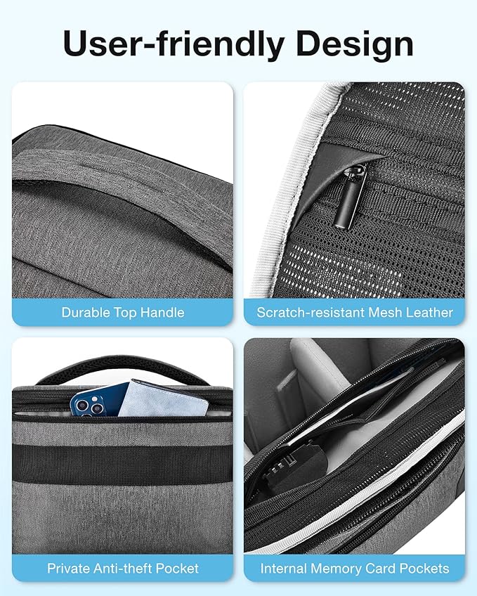 BAGSMART Small Camera Sling Bag - Image 6
