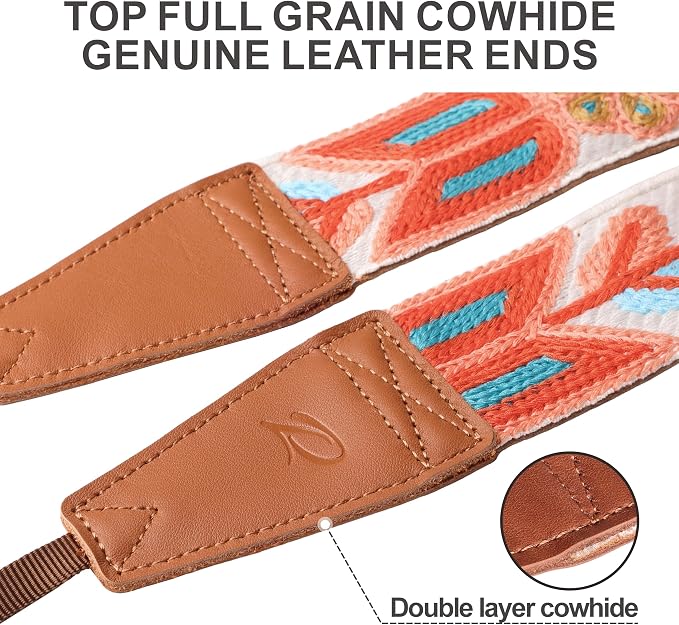 Padwa Lifestyle Colorful Crochet Camera Strap - Image 2