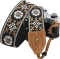 Padwa Lifestyle 2" Wide Classic Crazy Horse Art Cowhide Head Cotton Camera by PadwaLifestyleCameraStrap