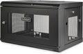 StarTech.com 2-Post 6U Wall Mount Network Cabinet w/ 1U Shelf, Ships Fully by StarTech