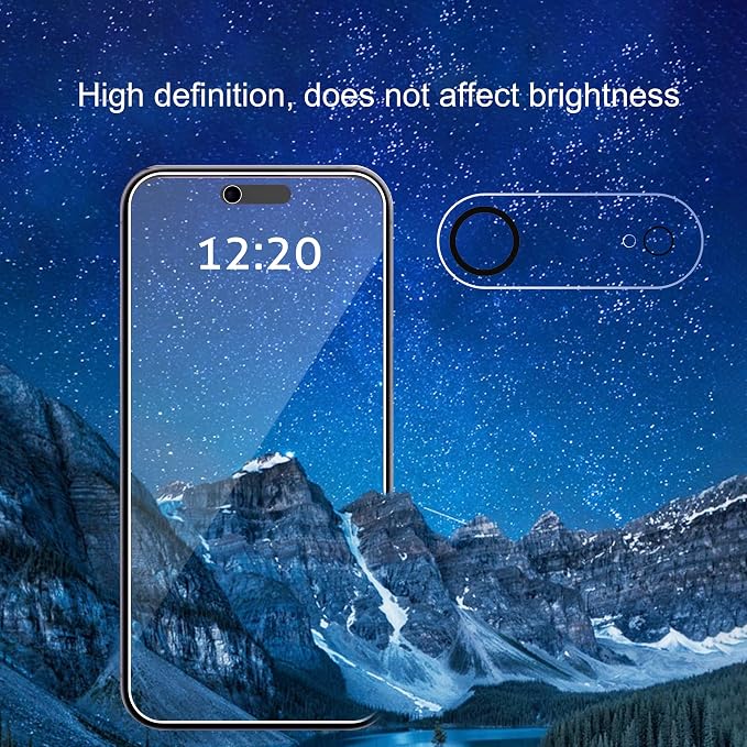 Ailun 3Pack for iPhone Air /17 Air Privacy Screen Protector+3Pack Camera Lens - Image 3