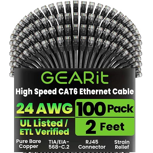 GEARit Cat 6 Ethernet Cable Pack by GEARit